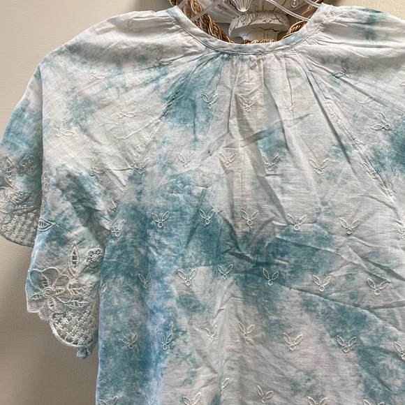 New Women’s Anthropologie Embroidered Tie-Dye Blouse!!🔥🔥🔥 - Picture 10 of 15